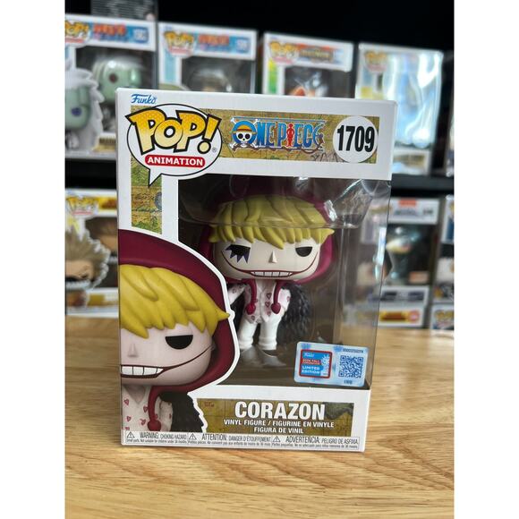 N HAND FALL CONVENTION Corazon One Piece Funko Pop #1709 Anime Manga Animation - Picture 1 of 6